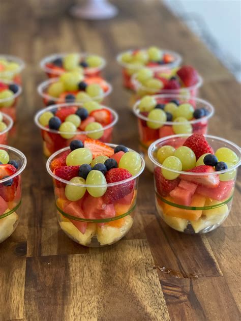 Fresh Fruit Cups