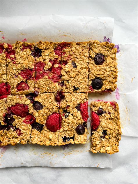 Fresh Fruit Oat Bars
