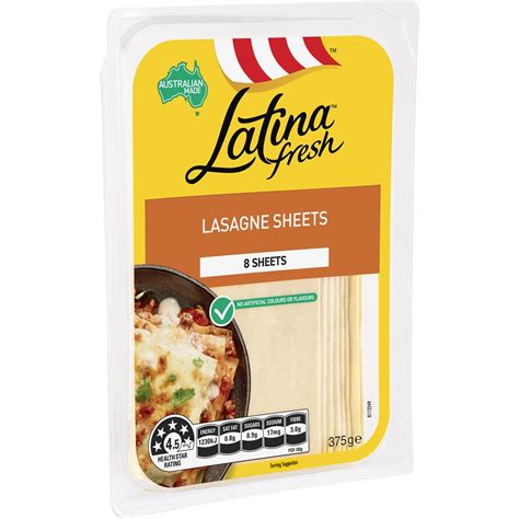 fresh lasagne sheets woolworths