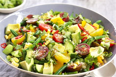 fresh summer vegetable salad recipe