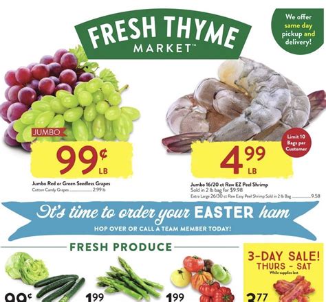fresh thyme weekly ads