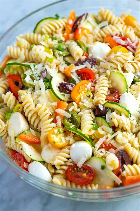 fresh vegetable pasta salad recipe