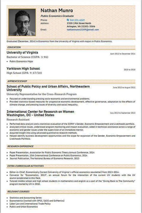 fresher resume examples with no experience