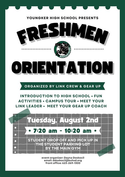 freshmen anal orientation