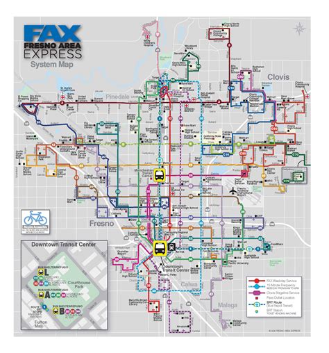 fresno fax route map