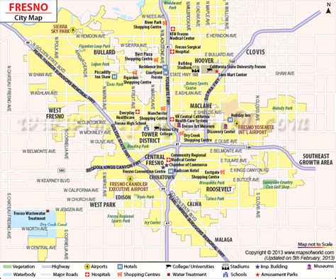 fresno map