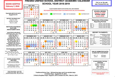 fresno state schedule of classes