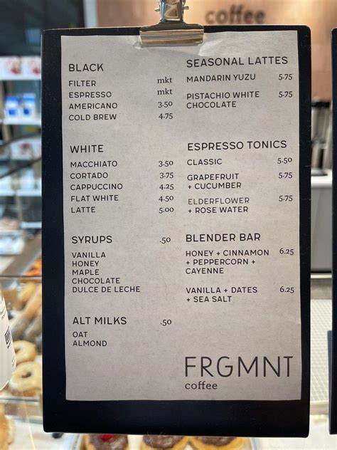 frgmnt coffee - north loop