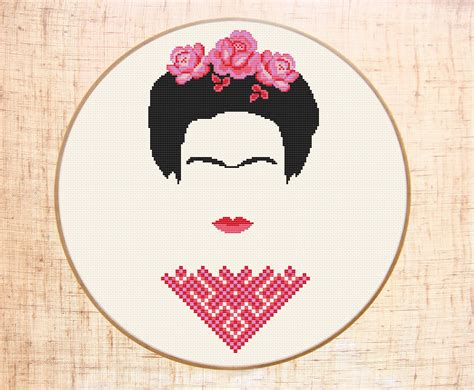 Frida Cross Stitch Printable Pattern