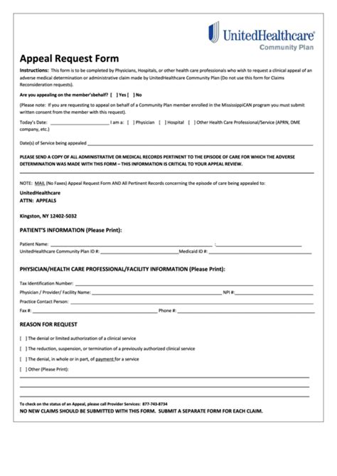 friday health plan member appeal form