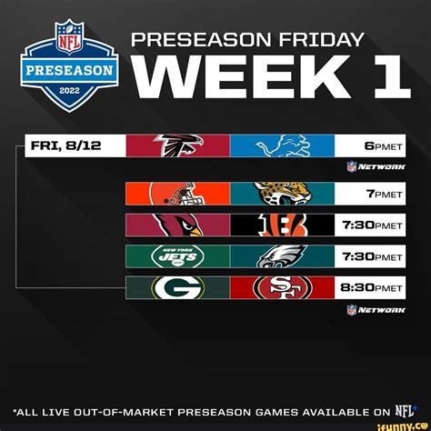 friday preseason football games