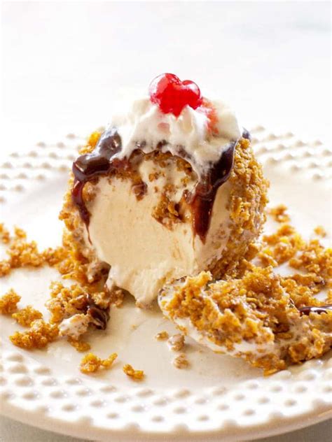 Easy Mexican Fried Ice Cream (with Recipe Video!)