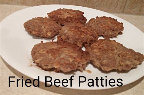 Fried Beef Patty