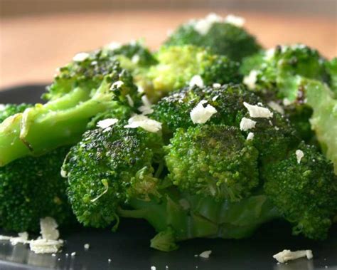 Fried Broccoli With Parmesan Cheese