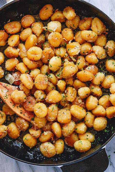Fried Garlic Gnocchi