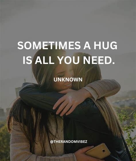 friend comfort hug quote