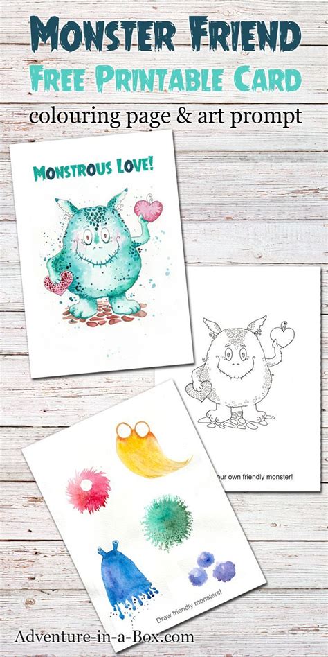 Friendly Monster Printables
