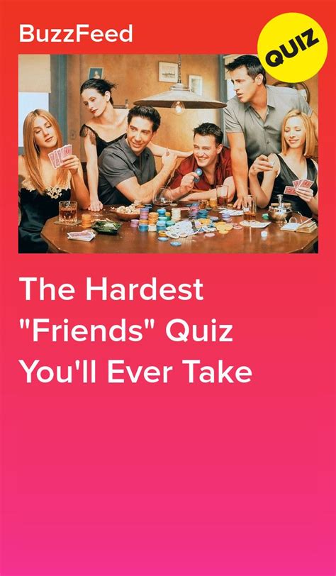 The Hardest "Friends" Quiz You'll Ever Take Friends quiz, Quiz