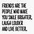 friends quotes white background