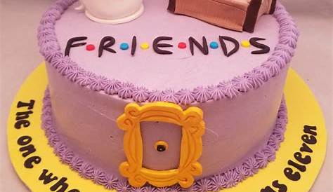 Friends themed cake | Friends birthday cake, Friends cake, Themed