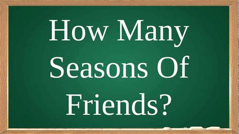friends how many seasons