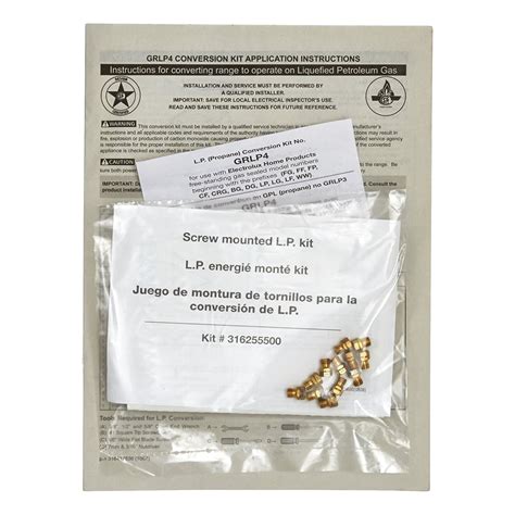 Frigidaire Lp Conversion Kit Grlp4