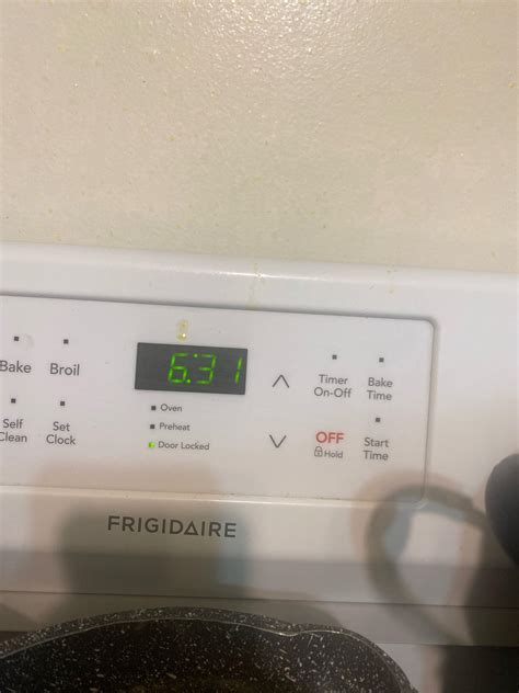 Frigidaire Self Cleaning Oven Timer