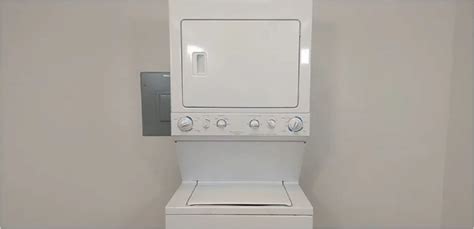 Frigidaire Stackable Washer Dryer Not Drying