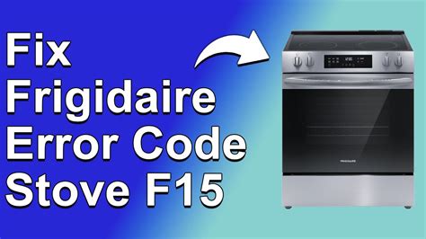 Frigidaire Stove Dr Error Code