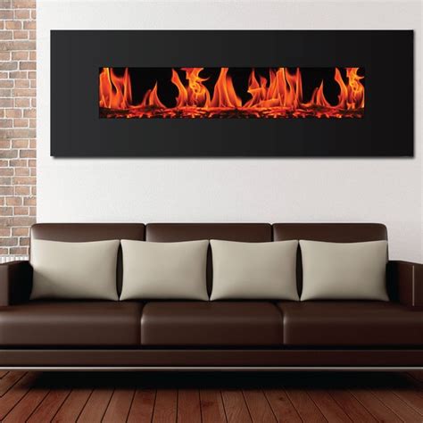 frigidaire valencia extra wide wall mount electric fireplace