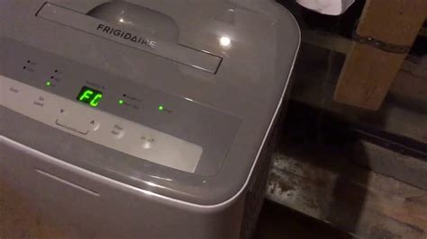 Frigidaire dehumidifier code co