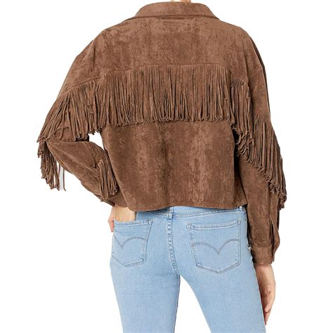 Fringe Jacket Light Brown