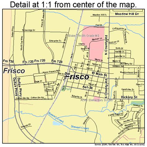 Frisco Texas Maps