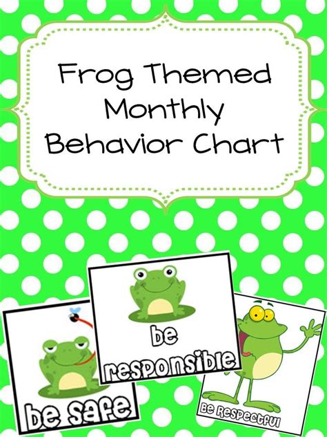 Frog Behavior Chart