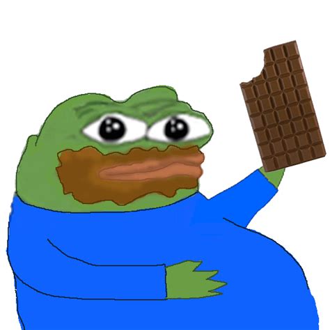 Frog Eating Chocolate