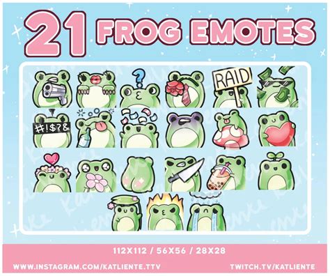 frog emotes for twitch