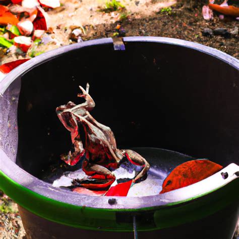 Frog In The Bucket And I Can't Get It Out