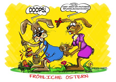 frohe ostern lustig comic