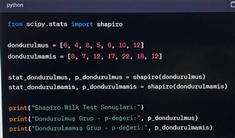 from scipy.stats import shapiro