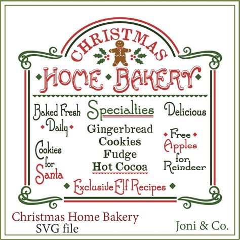 from the kitchen of christmas labels