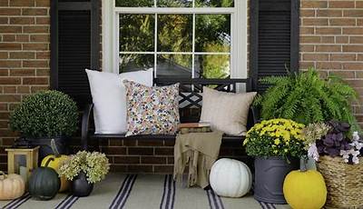 Front Porch Fall Decorating Ideas On A Budget