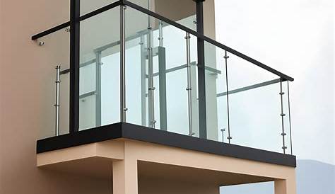 Front Porch Steel Railing With Glass Designs For Balcony Contemporary Design Grill Design Iron