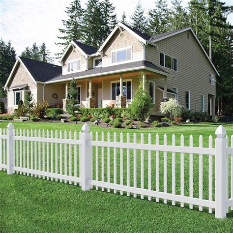 Picket fencing kbhome picket fence garden, front yard fence, yard