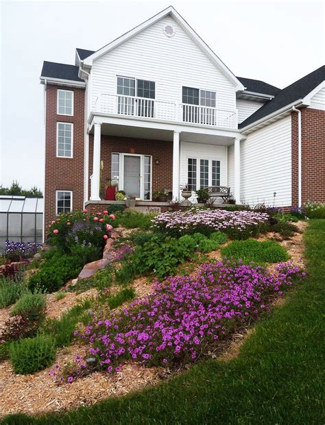 Front gardens home landscaping, front yard design, sloped backyard