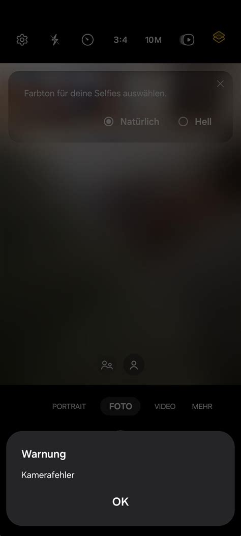 front camera doesn't work