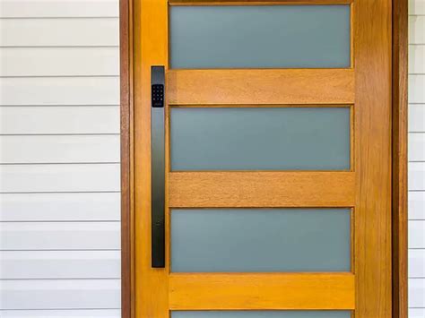 MATTE BLACK SATIN Front Door Entrance Handle Pair 1200mm Dalton