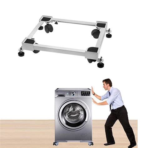 Front Load Washing Machine Stand With Wheels
