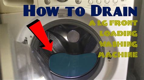 Front Loader Washing Machine Drain