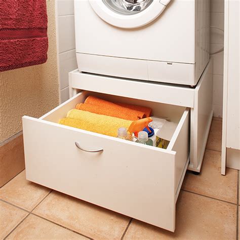 Front Loader Washing Machine Stand With Drawer
