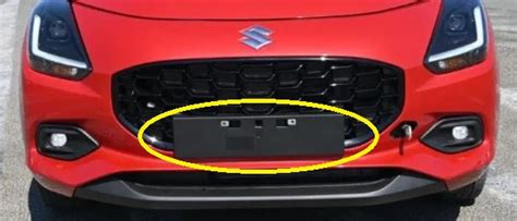 Front Number Plate Garnish